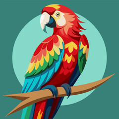 Jungle Jewel: Picture of a Macaw
