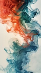 colored smoke on a degraded background ,Abstract smoke wave ,Abstract multicolored smoke on a white background.
 - obrazy, fototapety, plakaty