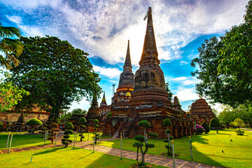 Temples of Phanakhon Si Ayutthaya - A Glimpse into Thailand's Rich Cultural Heritage Amidst Clear...