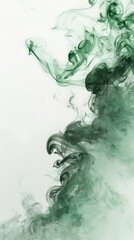 smoke on white background ,abstract background, colorful smoke of Joss stick