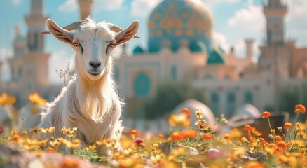 Goat Qurban generated with Ai Tools
