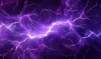 vibrant purple lightning energy abstract background