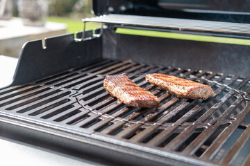 Steak auf dem Grill.