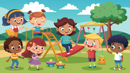 kids-playing-on-park-playground-cartoon-vector--ch