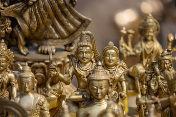 A handmade brass idol of Lord Shiv is a stunning piece of art that blends craftsmanship with...