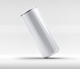 Energy Drink Can Mockup 3D Rendering Isolated Background