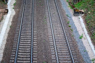 Bahngleise Schienen
