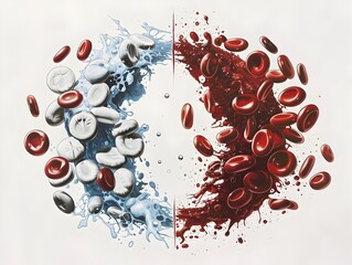 Contrasting Microscopic Structures of Beta-Thalassemia and Alpha-Thalassemia Blood Cells