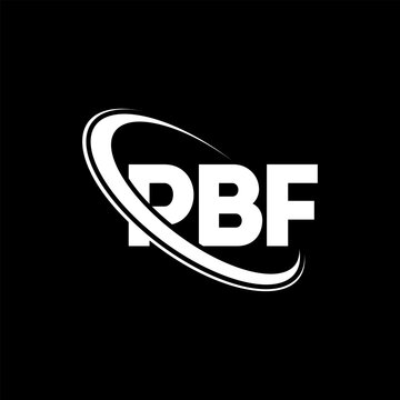 PBF logo. PBF letter. PBF letter logo design. Initials PBF logo linked with circle and uppercase monogram logo. PBF typography for technology, business and real estate brand.