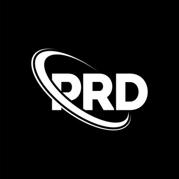 PRD logo. PRD letter. PRD letter logo design. Initials PRD logo linked with circle and uppercase monogram logo. PRD typography for technology, business and real estate brand.