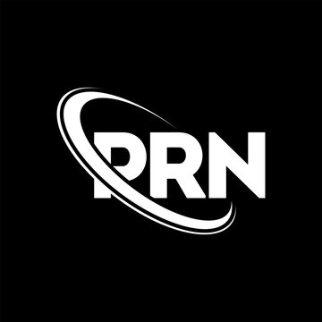 PRN logo. PRN letter. PRN letter logo design. Initials PRN logo linked with circle and uppercase monogram logo. PRN typography for technology, business and real estate brand.