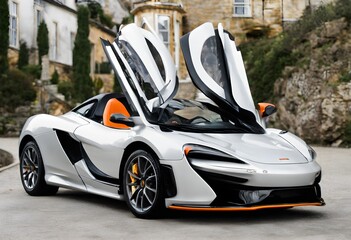 A view of a Maclaren Sports car