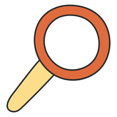 Perfect design icon of magnifying glass


