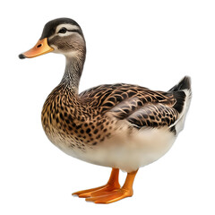 Duck isolated on transparent PNG background