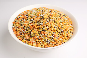 mix dal or Dal mix healthy mixture of Indian pulses used for everyday cooking
