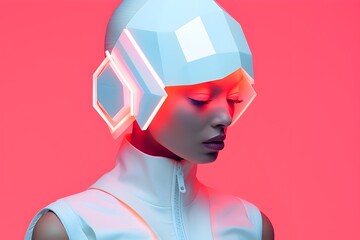 Origami: Afrofuturistic Designs Radiating with Futuristic Neon