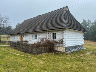 Kocjan's cottage in Rabsztyn, where Antoni Kocjan, a distinguished Polish glider designer, was born. - 778347059
