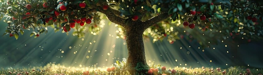 A seed that grows into a tree overnight - obrazy, fototapety, plakaty