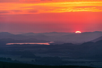 Summer Solstice, Suidhe Viewpoint, Fort Augustus, Scotland, UK, 