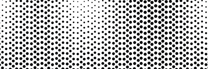 Background with monochrome dot texture. Polka dot pattern template