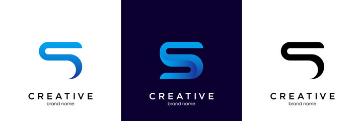 Letter S logo icon design template elements