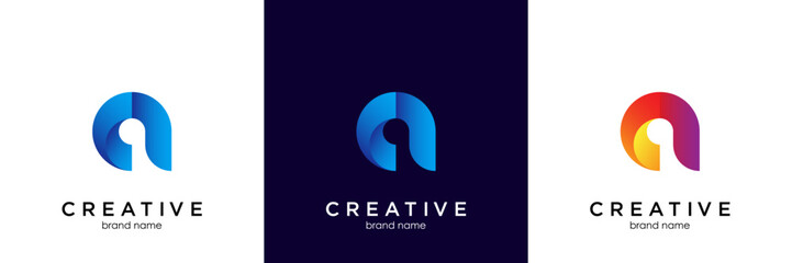 Letter A Logo. A Letter Design Vector