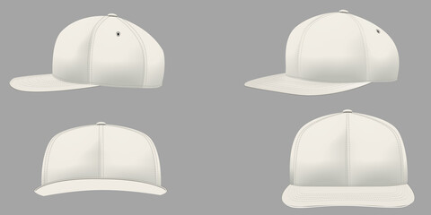 Baseball White Hat