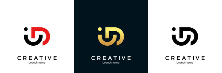 ID Letter Identity Monogram Logo