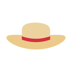 Womens beach hat. Fedora hat with red ribbon. Beach hat panama. Protect against sunstroke.