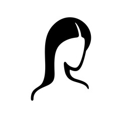 Woman head. Female, avatar, profile and face, illustration