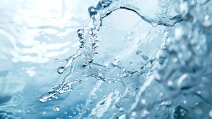 Close Up View of Water With Bubbles