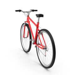 Fototapeta premium Highly Detailed Realistic Bicycle 3D Model PNG - Perfect for Urban Lifestyle and Cycling Projects