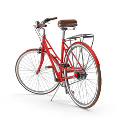 Fototapeta na wymiar Highly Detailed Realistic Bicycle 3D Model PNG - Perfect for Urban Lifestyle and Cycling Projects