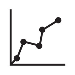 Height icon vector sign and symbol isolated on white background, Height logo concept