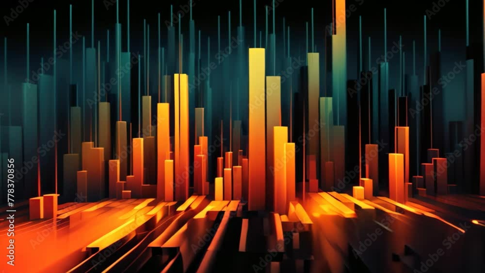Poster this image showcases a dark background filled with a multitude of lines, abstract representation of 