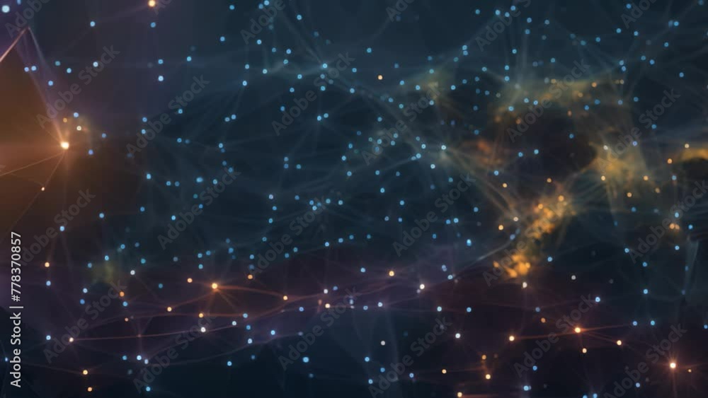 Poster a mesmerizing computer-generated image showcasing the intricate network of stars in the cosmos, an a