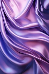 iridescent purple silk satin fabric with gentle folds