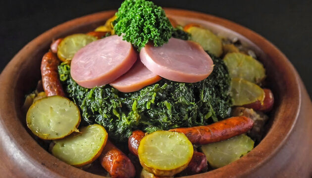 gr&uuml;nkohl, mit, pinken, essen, Kassler, neu, modern, kartoffeln, Bremen, Oldenburg, wurst, Monse-Art, lifestyle, gastronomie, restaurant, makro, delikatesse, gr&uuml;zw&uuml;rste, 