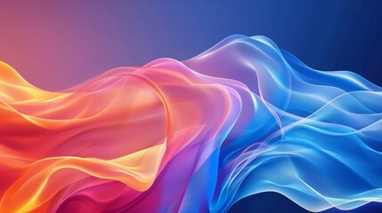 Fototapeta premium Vibrant Close-Up of Cell Phone Against Colorful Background