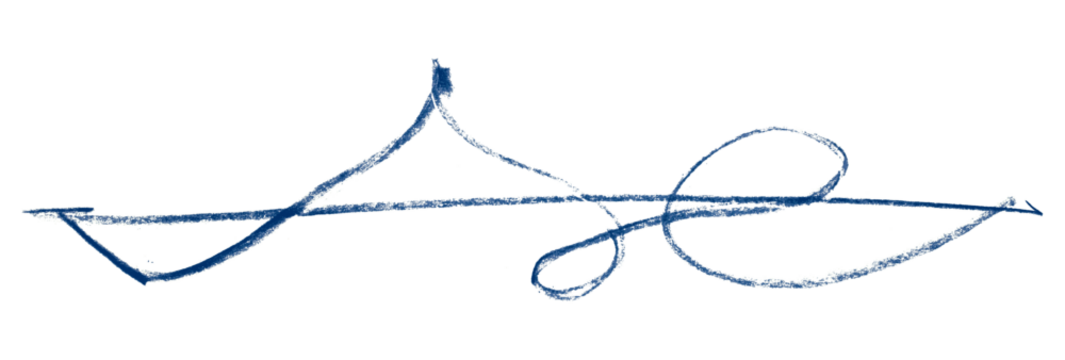 blue pencil strokes isolated on transparent background