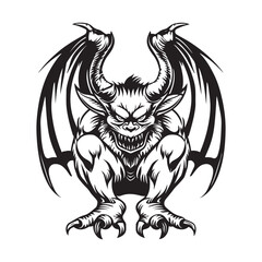 Demon wings Vector Images, Illustration of a Demon wings 