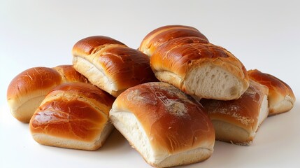A variety of bakery items including bread loaf, sandwich bread, sliced bread, burger bun, soft...