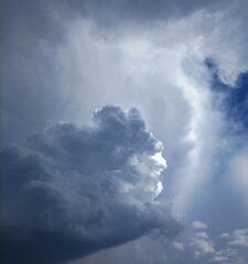 blue sky with clouds