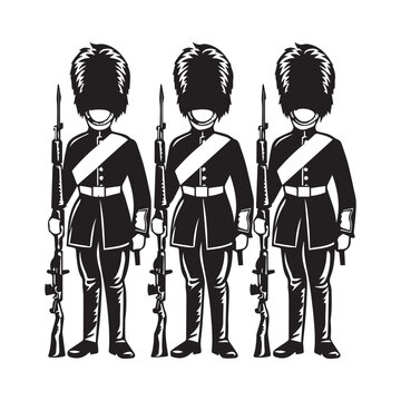 British Royal Guard Vector Art, Icons, and Graphics