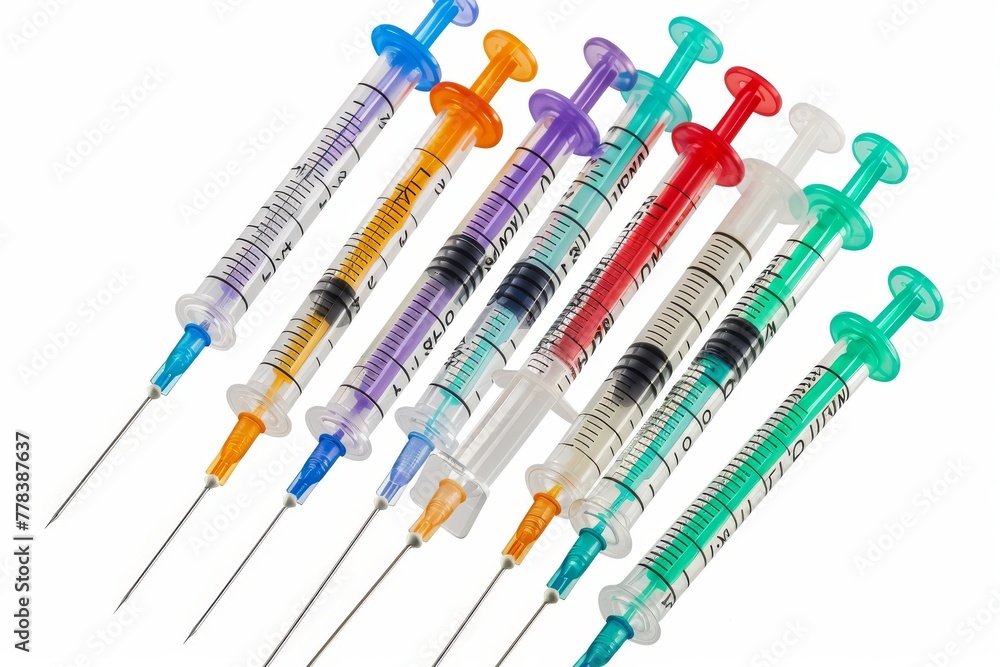 Poster optimizing patient care with advanced medical tools: the use of syringes and needles in healthcare f