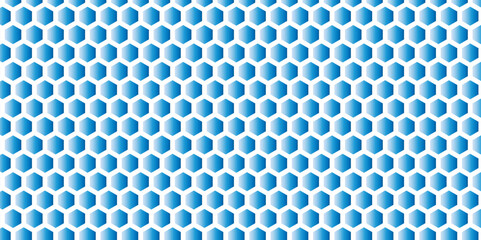 Geometry hexagon wall texture background blue color honeycomb pattern wallpaper