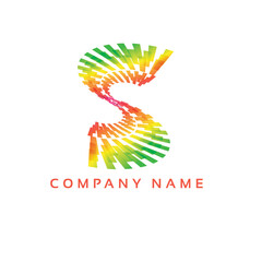 S Letter Creative Modern logo