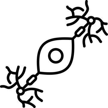Bipolar Neuron Icon
