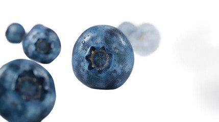 Blueberries on Transparent Background PNG