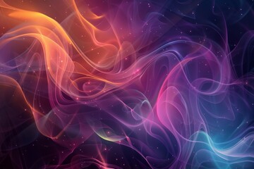 Obraz premium Futuristic AI abstract background, blending technology and creativity, ideal for digital art, presentations